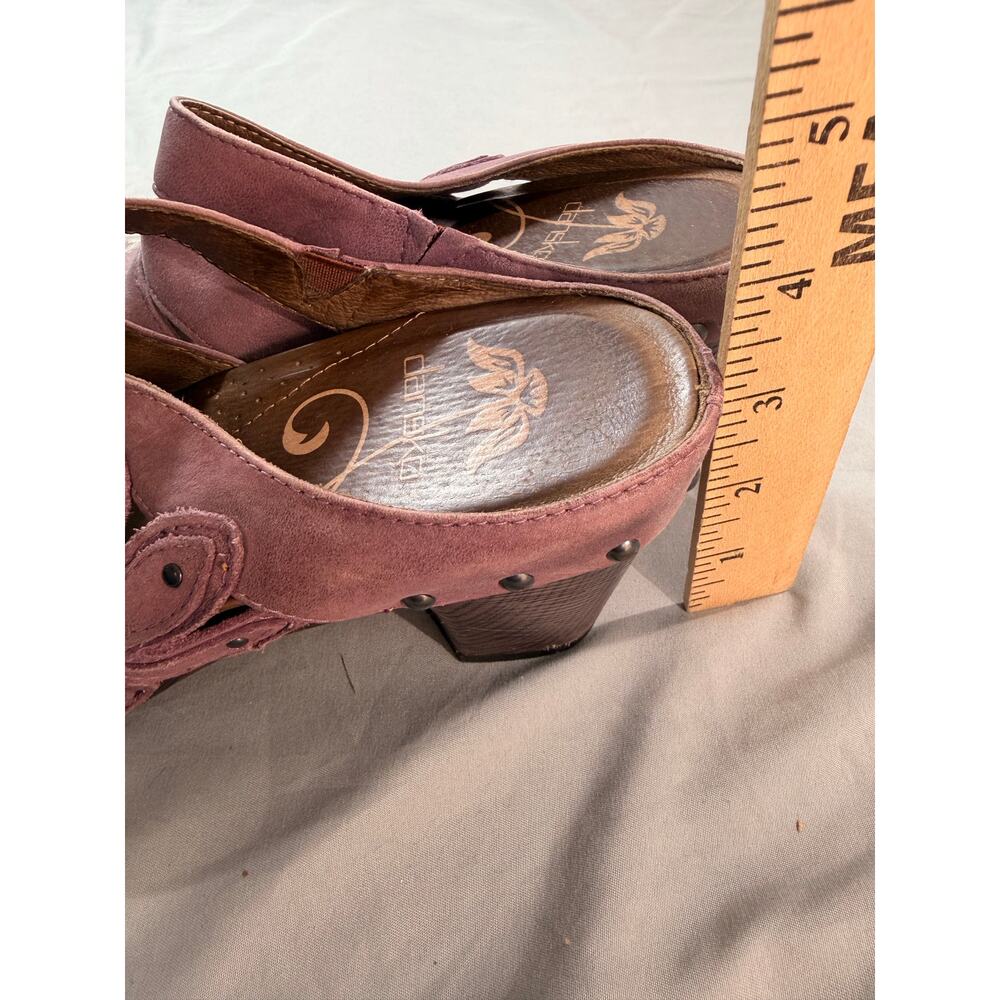 Dansko Nigella Dusty Rose Leather slip on sandals size 37 - Picture 9 of 10